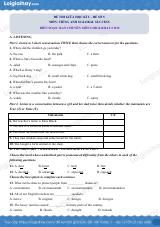 Đề thi giữa kì 2 Tiếng Anh 8 Global Success - Đề số 5